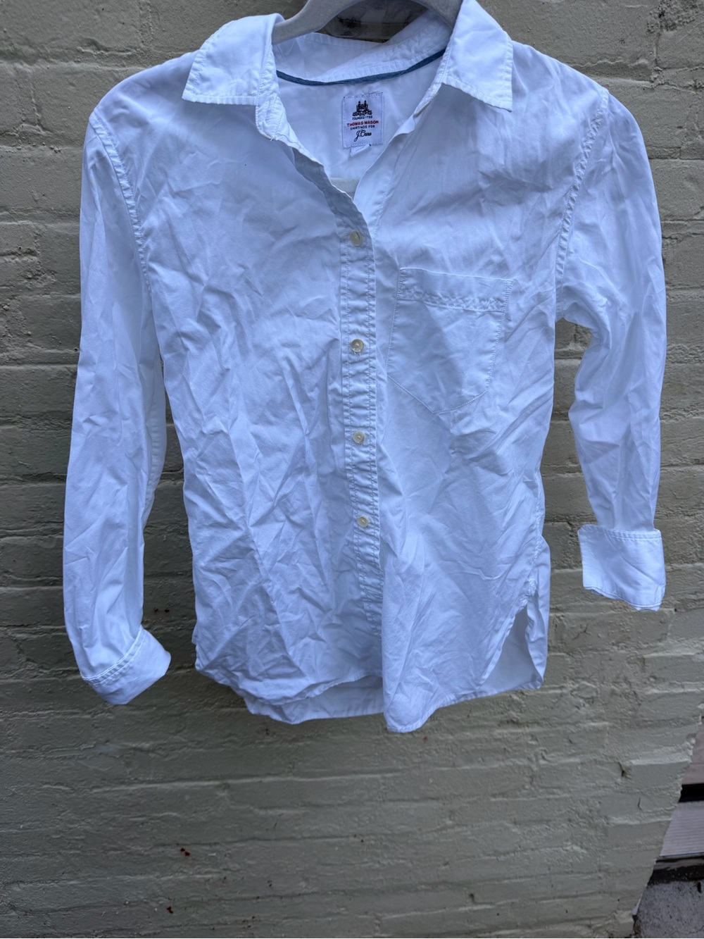 Lovely and elegant EUC Thomas Mason X J.Crew women’s oxford top - Picture 2 of 5